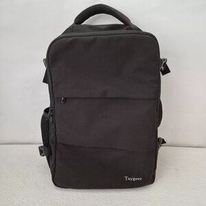 Taygeer Black Travel Laptop Backpack Carry On